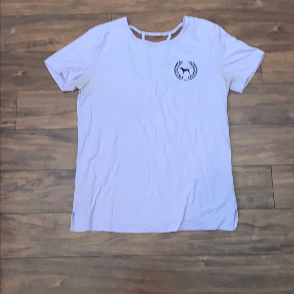 Victoria’s Secret pink cut out back shirt